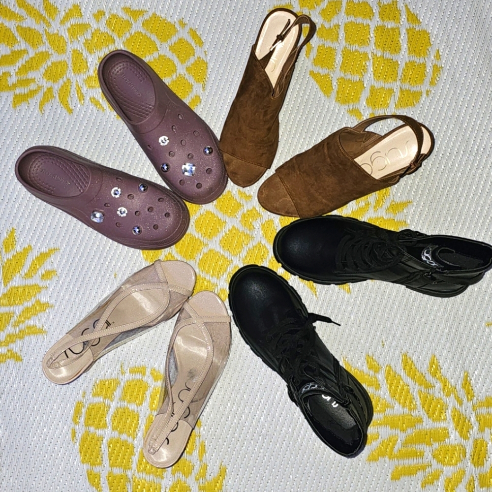 Lot Of 4 Pairs Of Shoes Sz 8.5/9 Sugar + Steve Madden